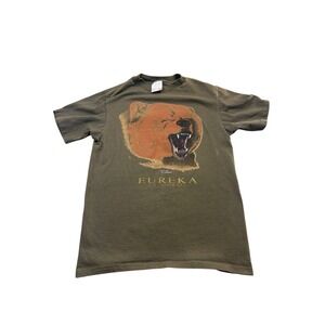 Vintage 90s Rusty Wildlife Bear Print Made in USA